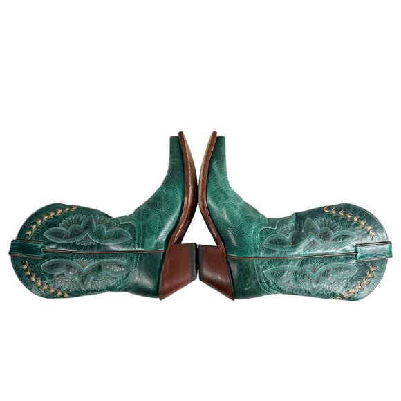 Justin Boots Women’s Size 8.5 B Turquoise Damiana Western Cowgirl Boots L4302 - Picture 5 of 10